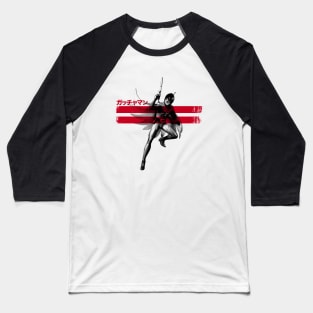 Gatchaman Battle of the Planets - 2 stripes Jo Baseball T-Shirt